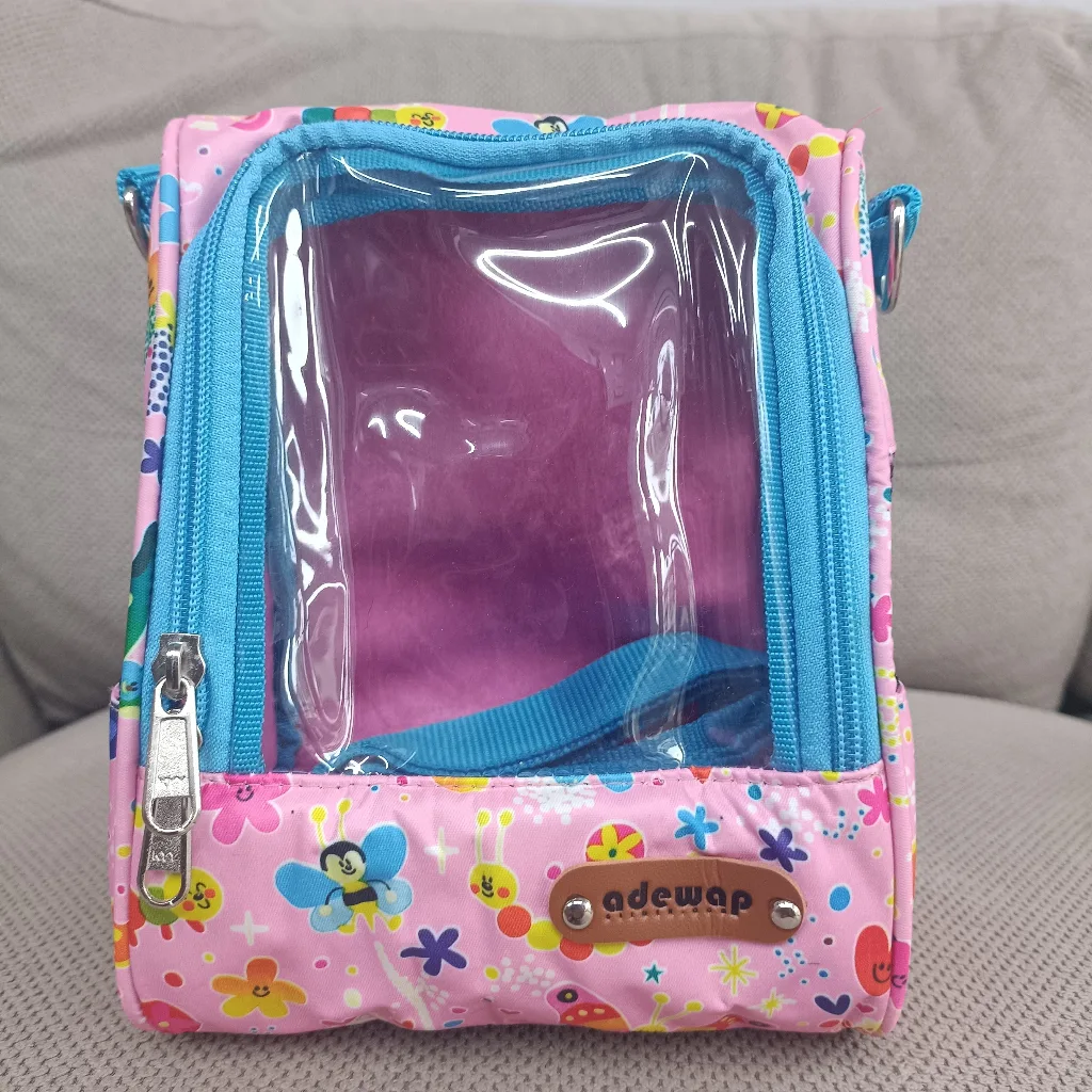 SUGAR GLIDER STAR Travel Pouch Oval Mika Transparan Tas Hewan Sugar Glider