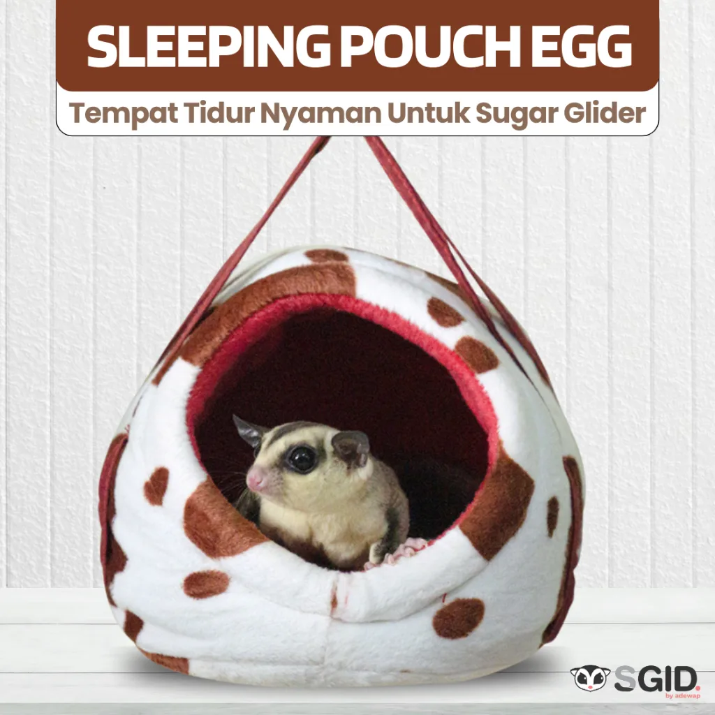 SUGAR GLIDER STAR Sleeping Pouch EGG Model Telur Tempat Tidur Sugar Glider
