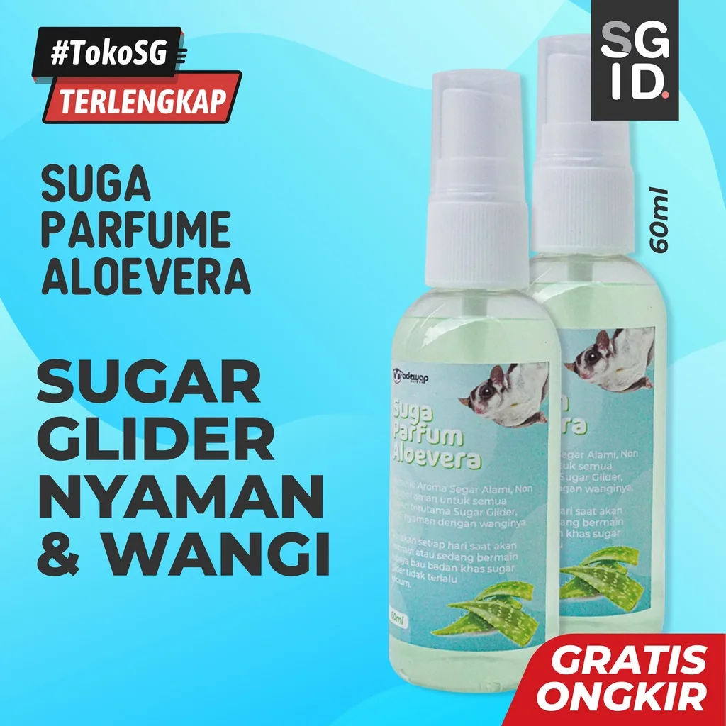 PARFUM ALOEVERA / PENGHARUM SPRAY SUGAR GLIDER / PARFUM HEALTHY HEWAN PELIHARAAN
