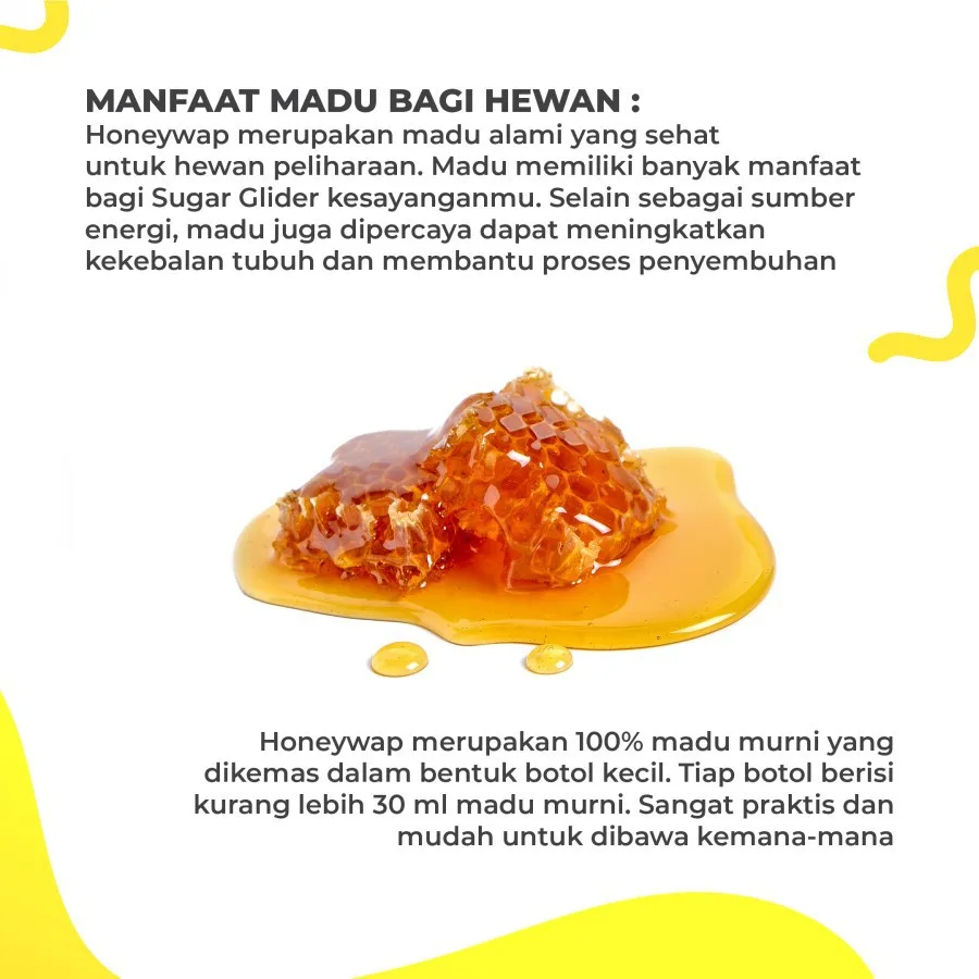 ADEWAP GLIDER Honeywap Madu Murni Sugar Glider - 30ml