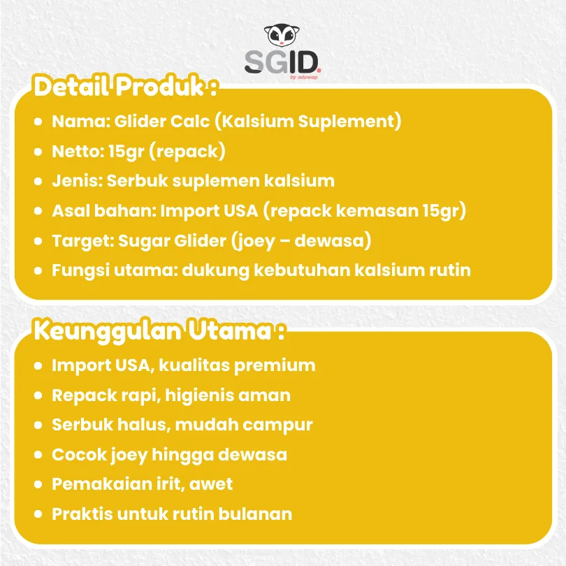 ADEWAP GLIDER Premium Bee Pollen Sugar Glider
