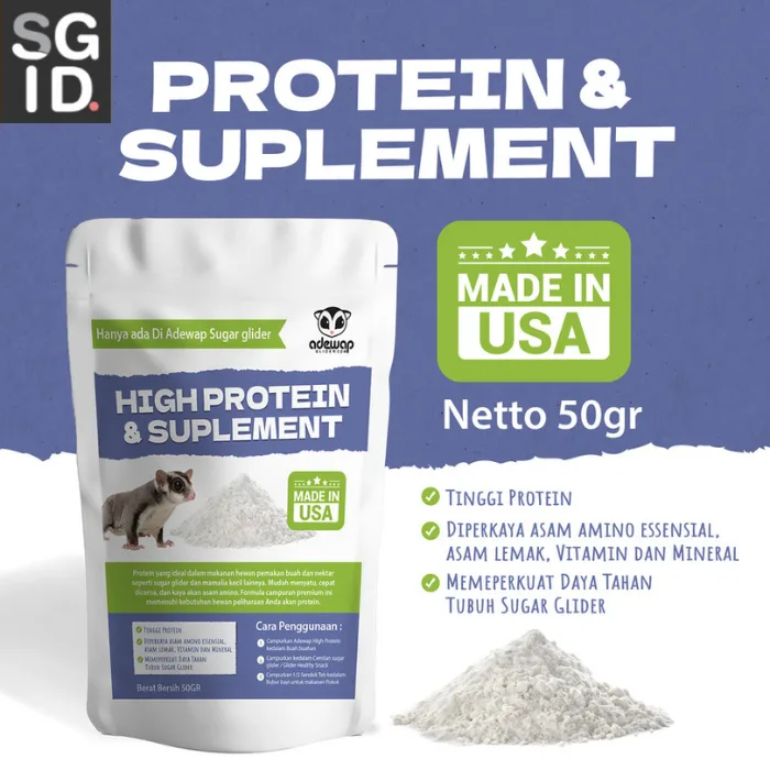 INSTANT HPS : High Protein & Supplement Nutrisi Tambahan Sugar Glider