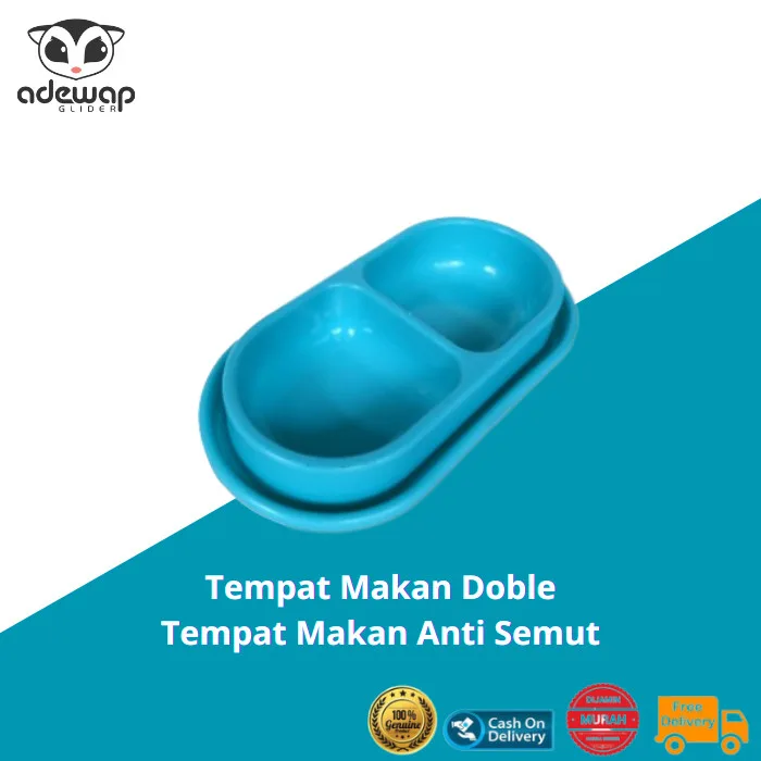 Tempat Makan minum hewan Sugar Glider Kucing Kelinci  Dobel