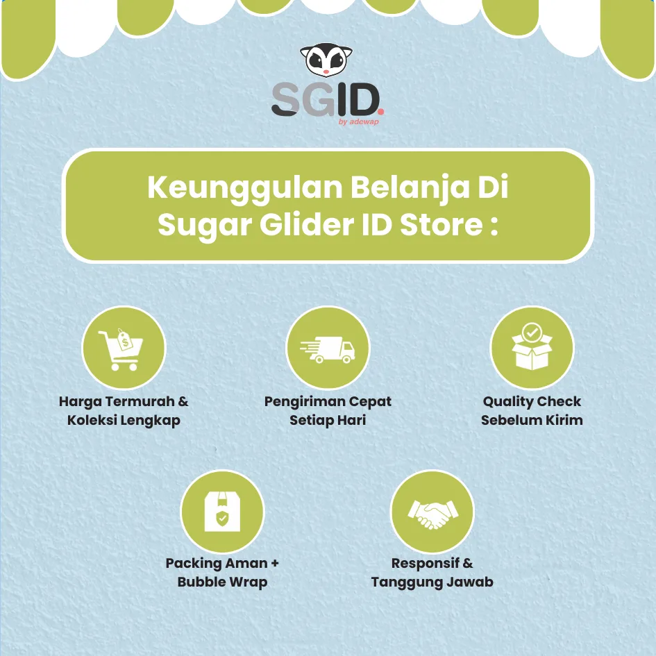 ADEWAP GLIDER Paket Weight Gain : Makanan & Nutrisi Penambah Berat Badan Sugar Glider