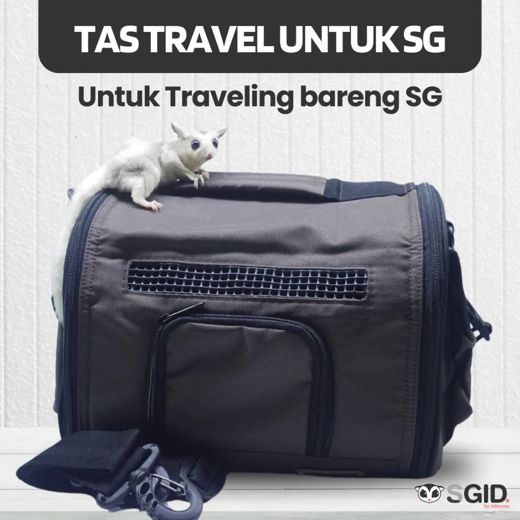ADEWAP GLIDER Travel Cage Curve For Sugar Glider  - Tidak Termasuk Kandang Kecil