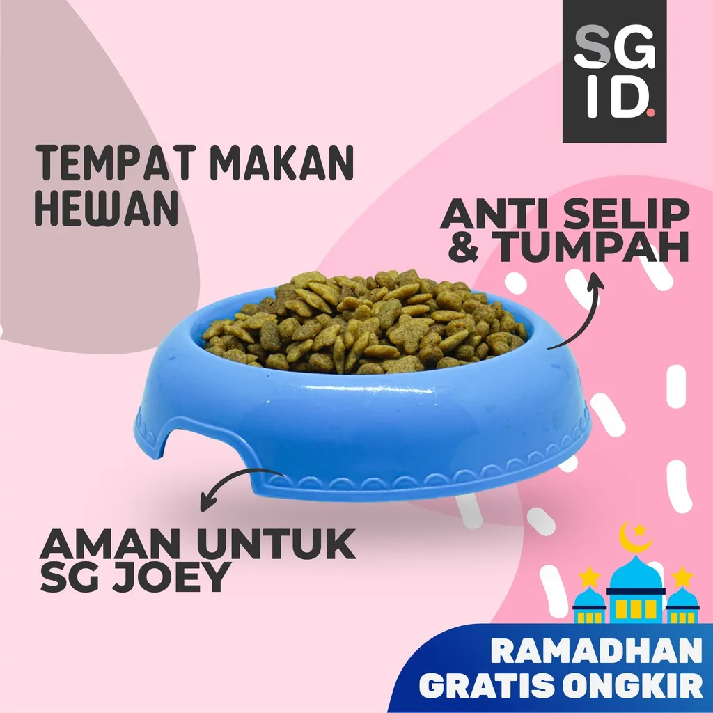 ADEWAP GLIDER Tempat Makan Bulat Sugar Glider