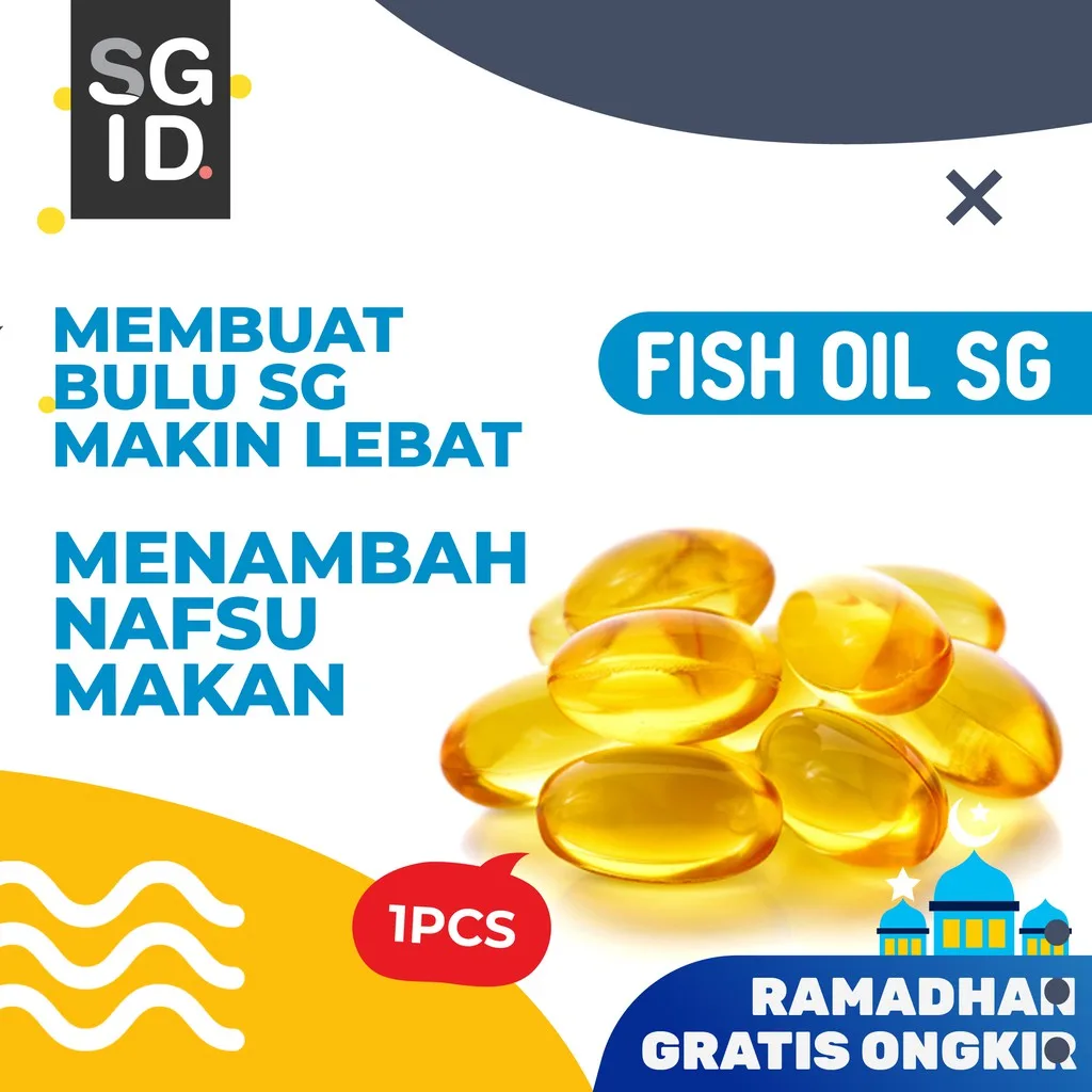 ADEWAP GLIDER Fish Oil Sugar Glider Minyak Ikan Nutrisi Vitamin Perawatan Bulu Hewan Sugar Glider