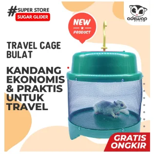 SGID Travel Cage Kotak Tempat Bawa Sugar Glider Hamster Tempat Jangkrik