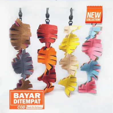 Mainan Climbing Twisted Flanel Colourfull Murah sugar glider parrot, dan hewan lain