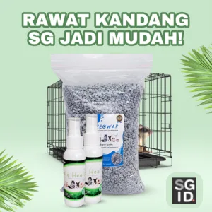 ADEWAP GLIDER Paket Hemat Perawatan Kebersihan Kandang Hewan Peliharaan Sugar Glider