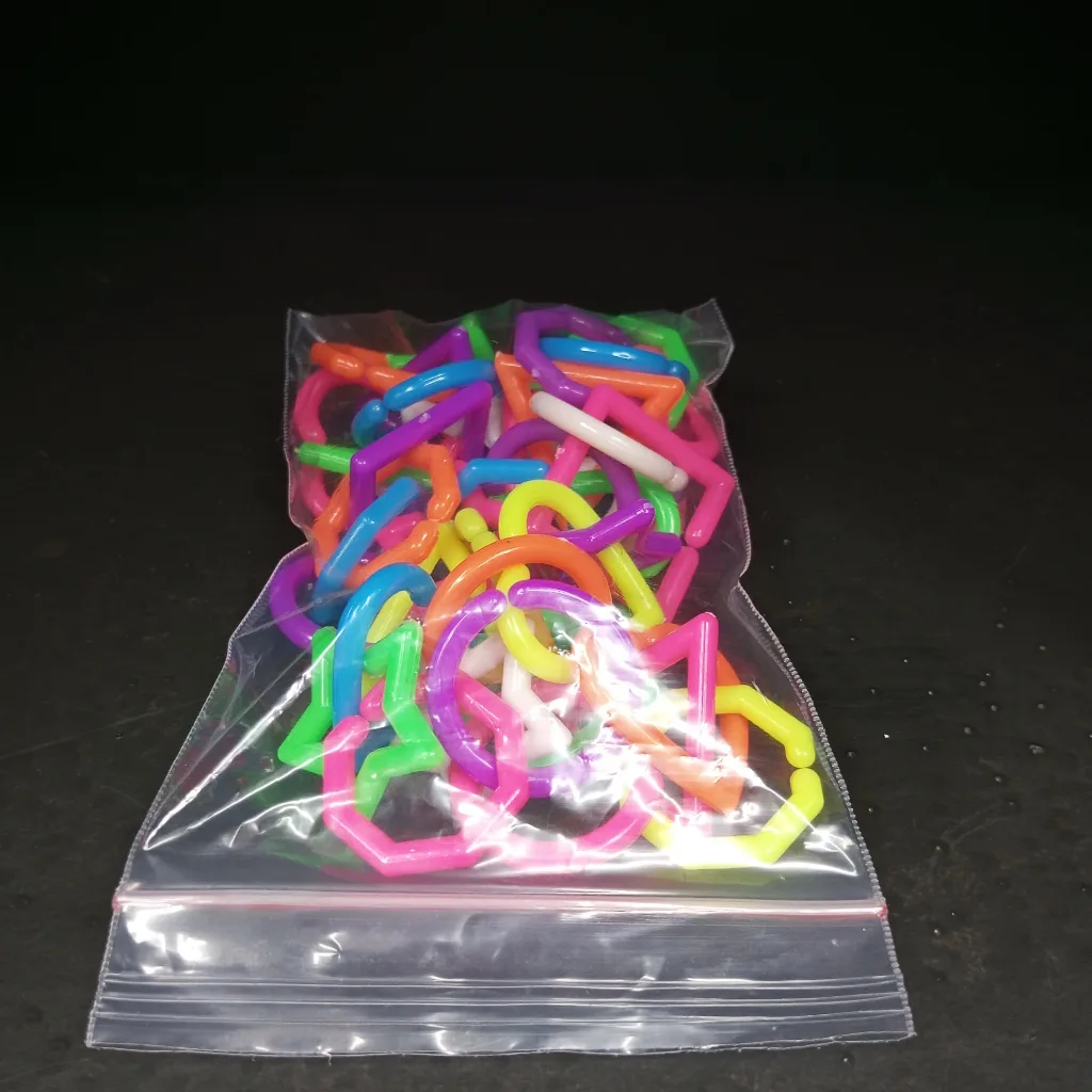 ADEWAP GLIDER Rantai Mainan Plastik Geometri Aksesoris Kandang Sugar Glider
