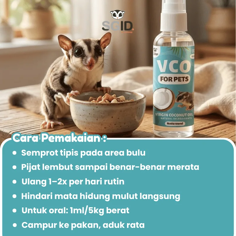 ADEWAP GLIDER Minyak Vco Spray Hewan Vco For Pets - 100ml