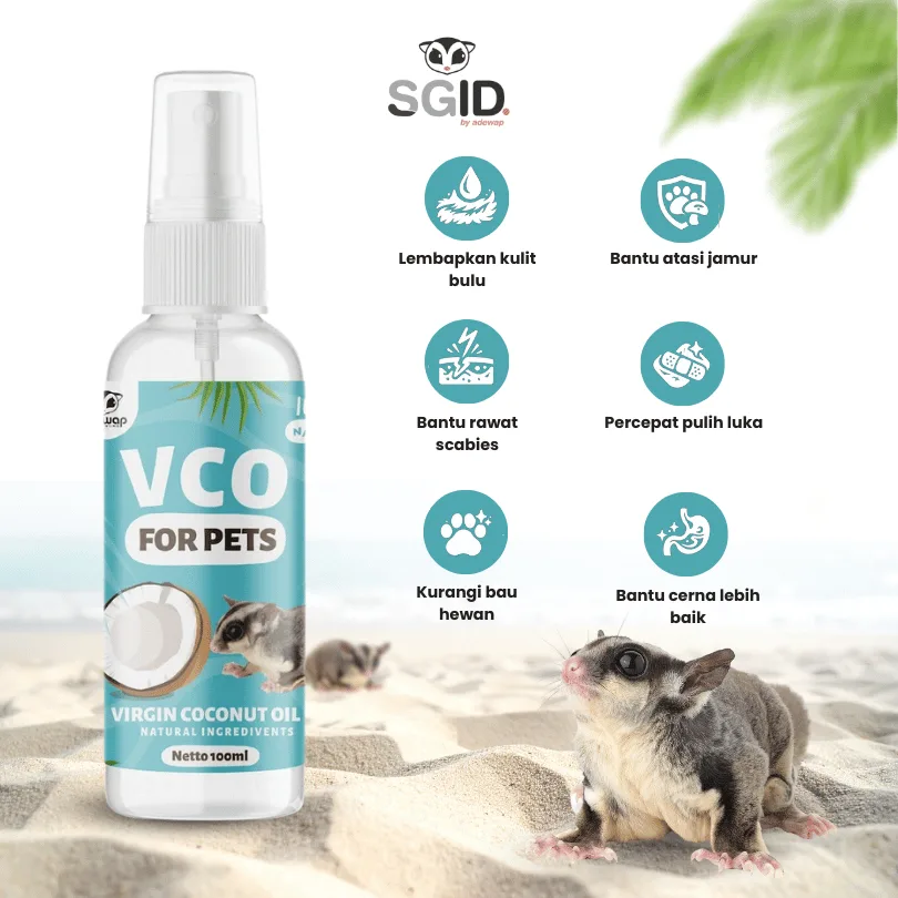 ADEWAP GLIDER Minyak Vco Spray Hewan Vco For Pets - 100ml
