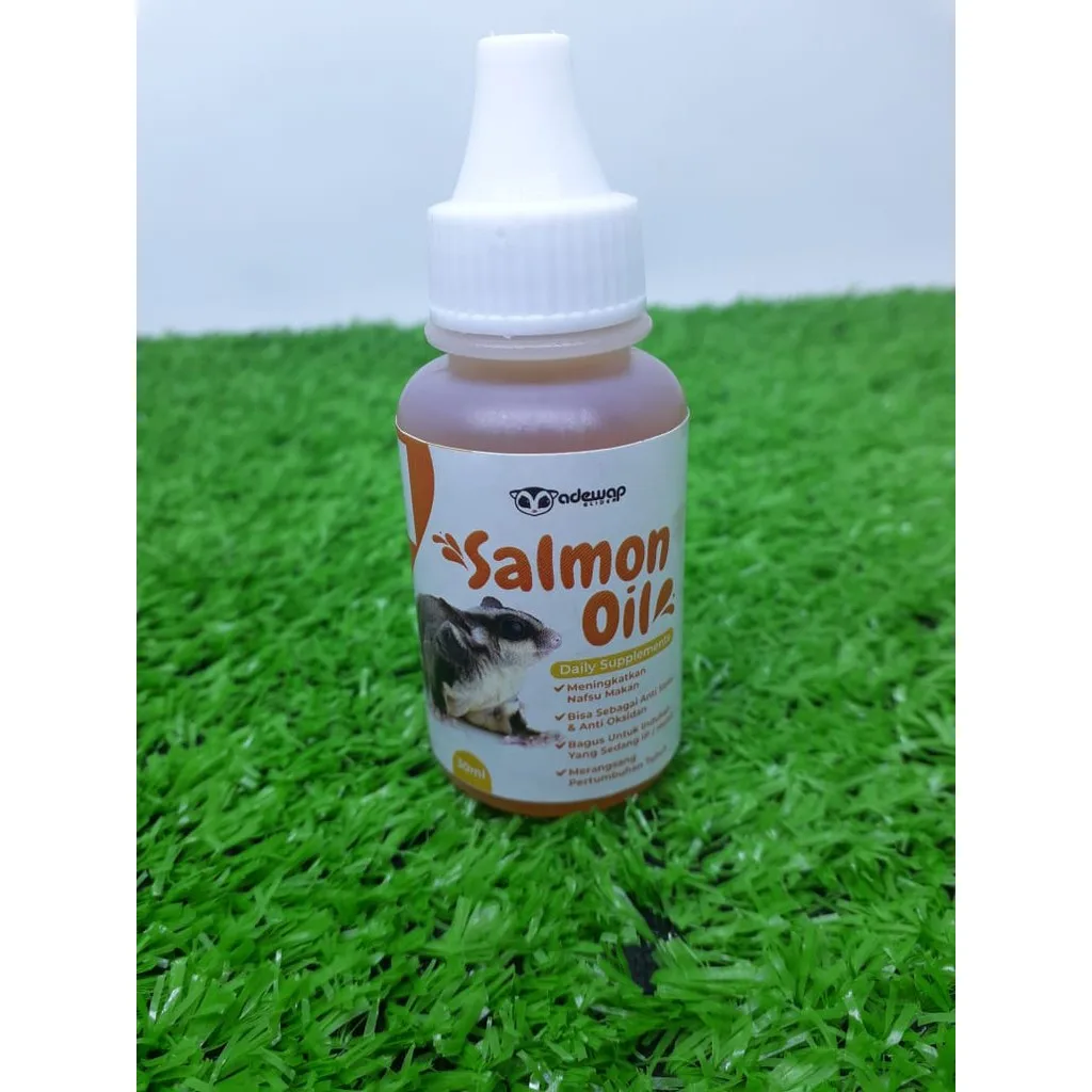 ADEWAP GLIDER Minyak Ikan Salmon Omega 3 Suplemen Vitamin Sugar Glider - 30ml