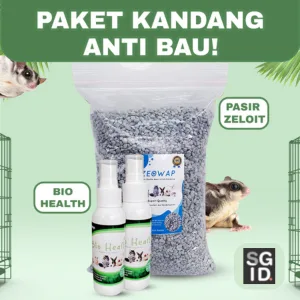 ADEWAP GLIDER Paket Hemat Perawatan Kebersihan Kandang Hewan Peliharaan Sugar Glider