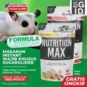 ADEWAP GLIDER Nutrition Max Pro Plus Makanan Harian Nutrisi Sugar Glider