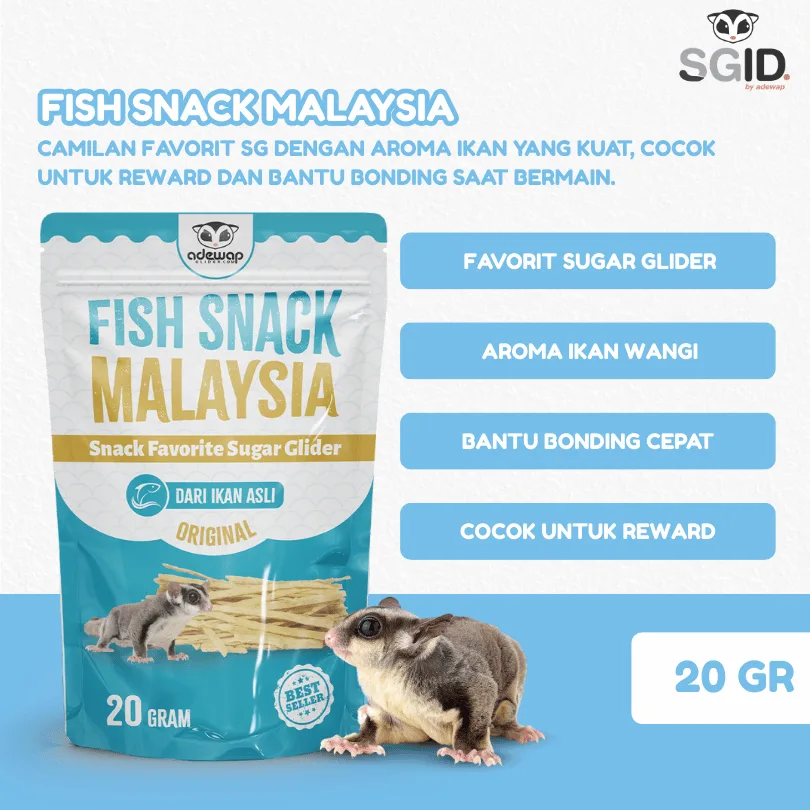 ADEWAP GLIDER Paket Hemat Cemilan Sugar Glider