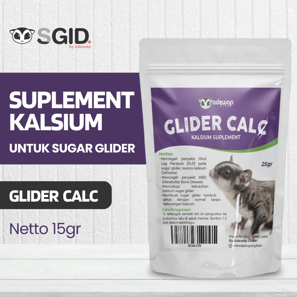 ADEWAP GLIDER Glider Calcium Glider Kalsium Suplement Sugar Glider