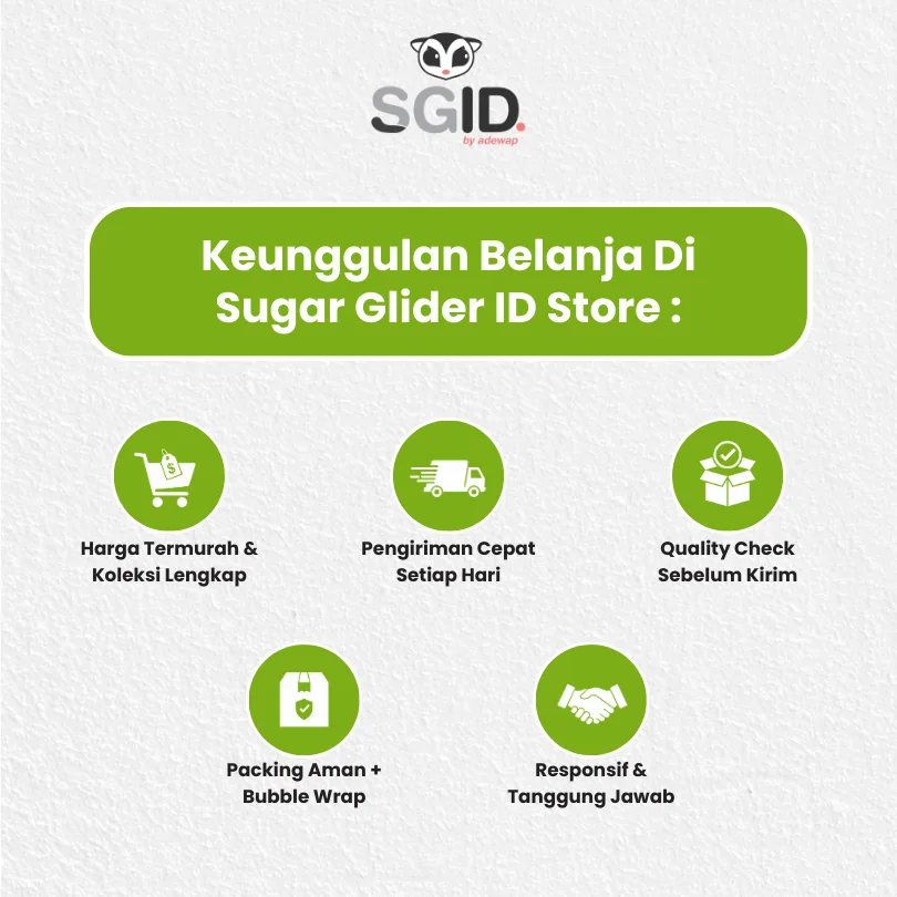ADEWAP GLIDER Paket Grooming Sugar Glider : Shampoo Perfume & Disinfektan Kandang