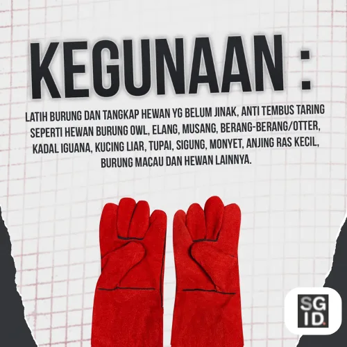 ADEWAP GLIDER Pet Gloves Safety Sarung Tangan Handle
