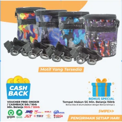 SGID Travel Pouch Model Tabung Tas Bonding Selempang Sugar Glider Lembut