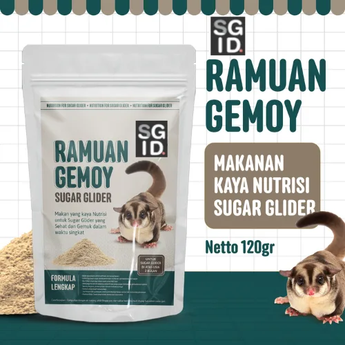 ADEWAP GLIDER Ramuan Gemoy Protein Premix Formula dan Nutrisi Komplit Sugar Glider