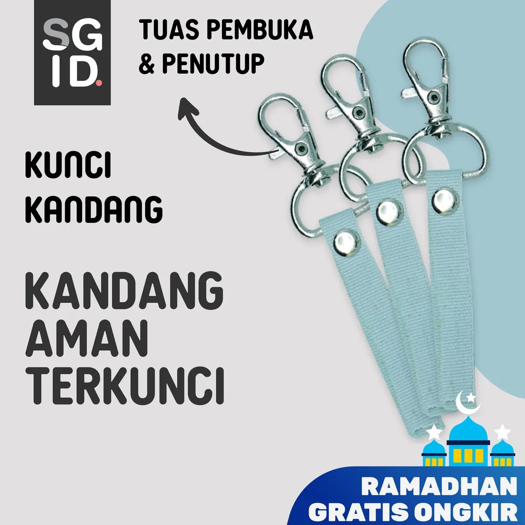 ADEWAP GLIDER Cage Lock Kunci Kandang Sugar Glider