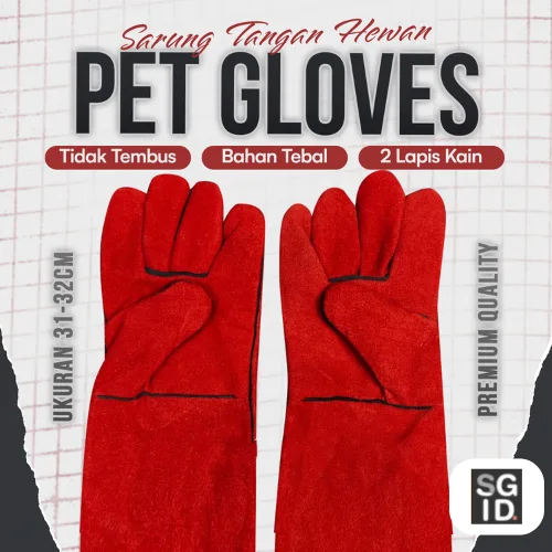 ADEWAP GLIDER Pet Gloves Safety Sarung Tangan Handle