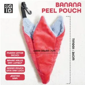 SLEEPING POUCH BANANA PEEELING : TEMPAT TIDUR SUGAR GLIDER KULIT PISANG