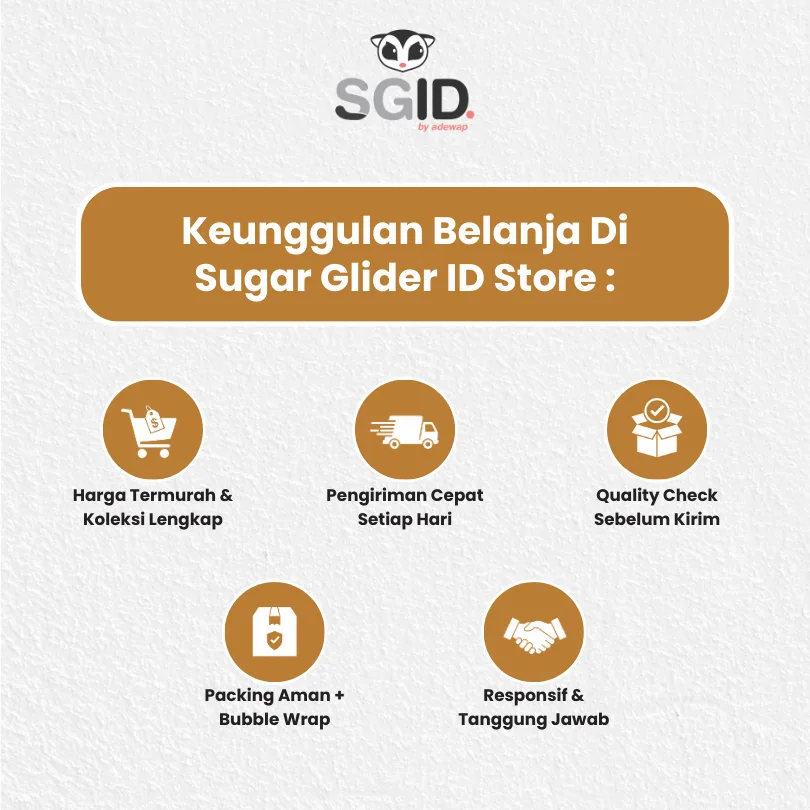 ADEWAP GLIDER Glow Suplement Perawatan Bulu Sugar Glider - 30ML