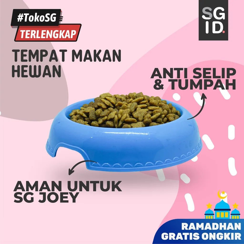 ADEWAP GLIDER Tempat Makan Bulat Sugar Glider