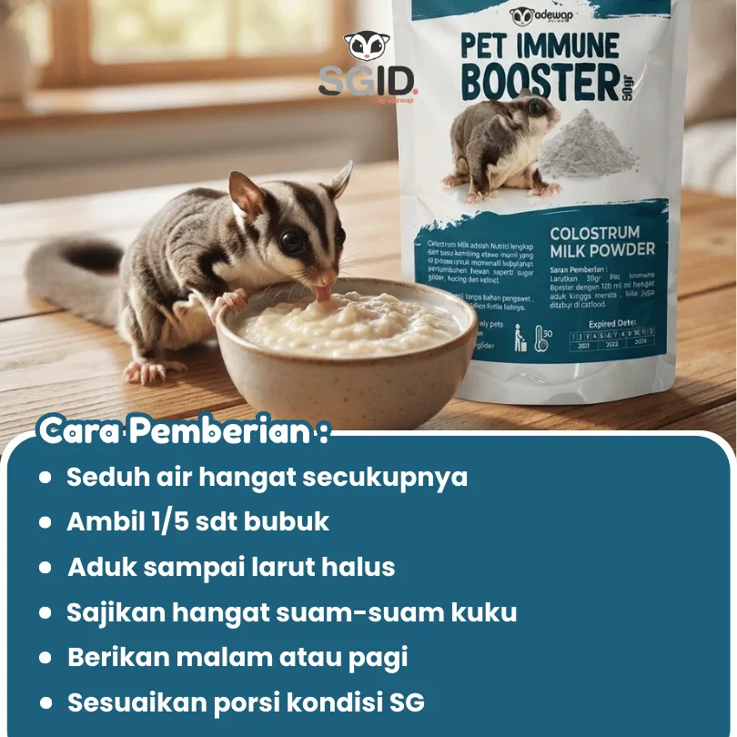 ADEWAP GLIDER Pet Imune Booster Sugar Glider Vitamin Imun Sugar Glider