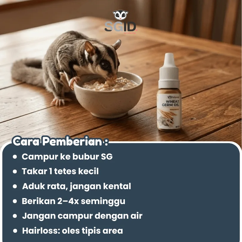 ADEWAP GLIDER Minyak Gandum Wheat Germ Oil Vitamin Sugar Glider