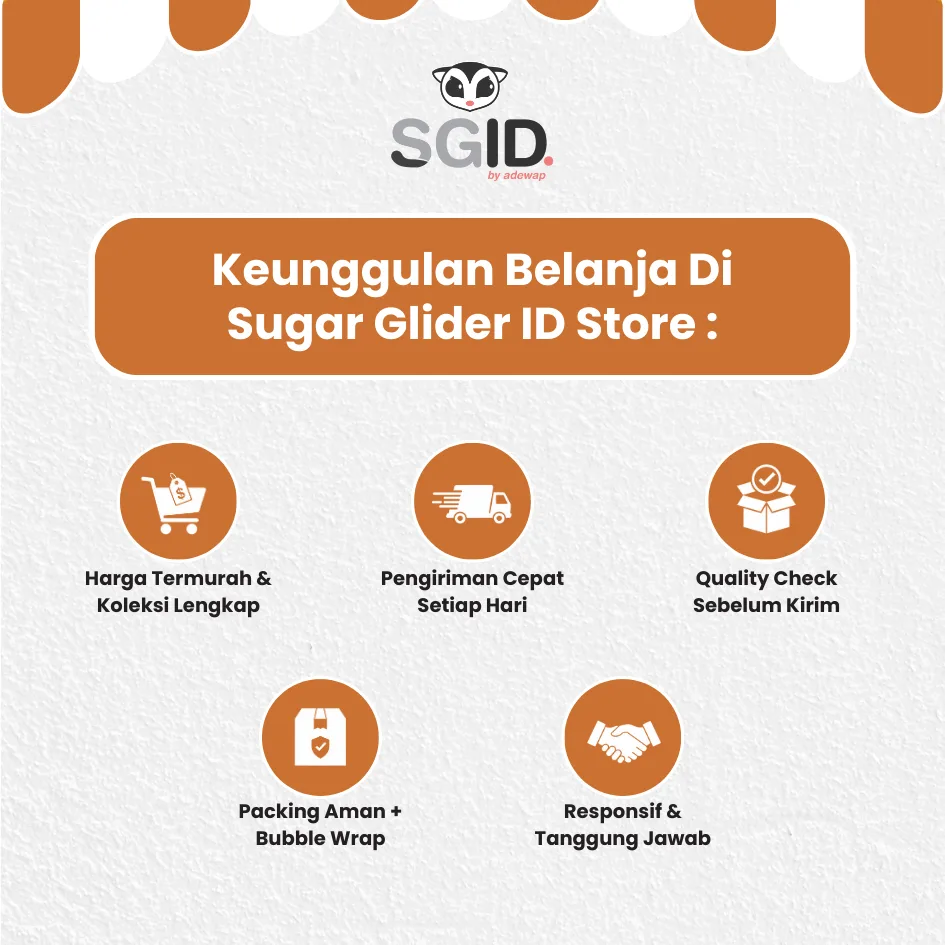 ADEWAP GLIDER Minyak Ikan Salmon Omega 3 Suplemen Vitamin Sugar Glider - 30ml