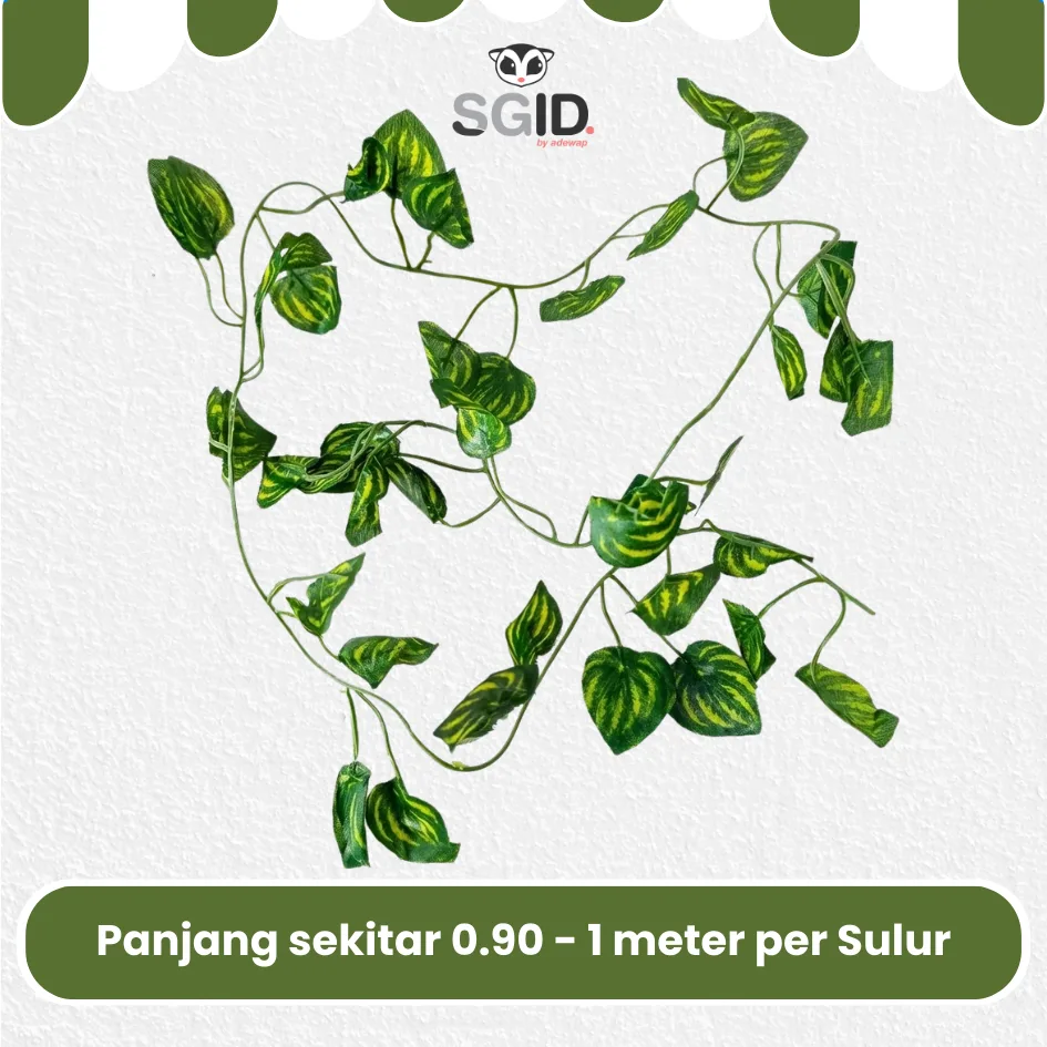 ADEWAP GLIDER Daun Ranting Articifial Sri Gading Hiasan Kandang Sugar Glider