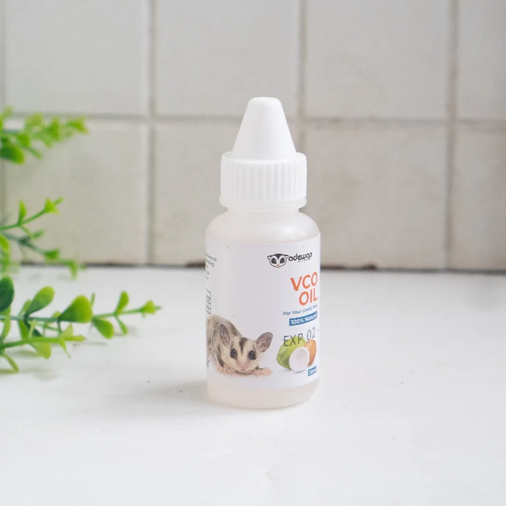 ADEWAP GLIDER VCO Virgin Coconut Oil Minyak Kelapa Murni Obat Perawatan Sugar Glider - 30ML