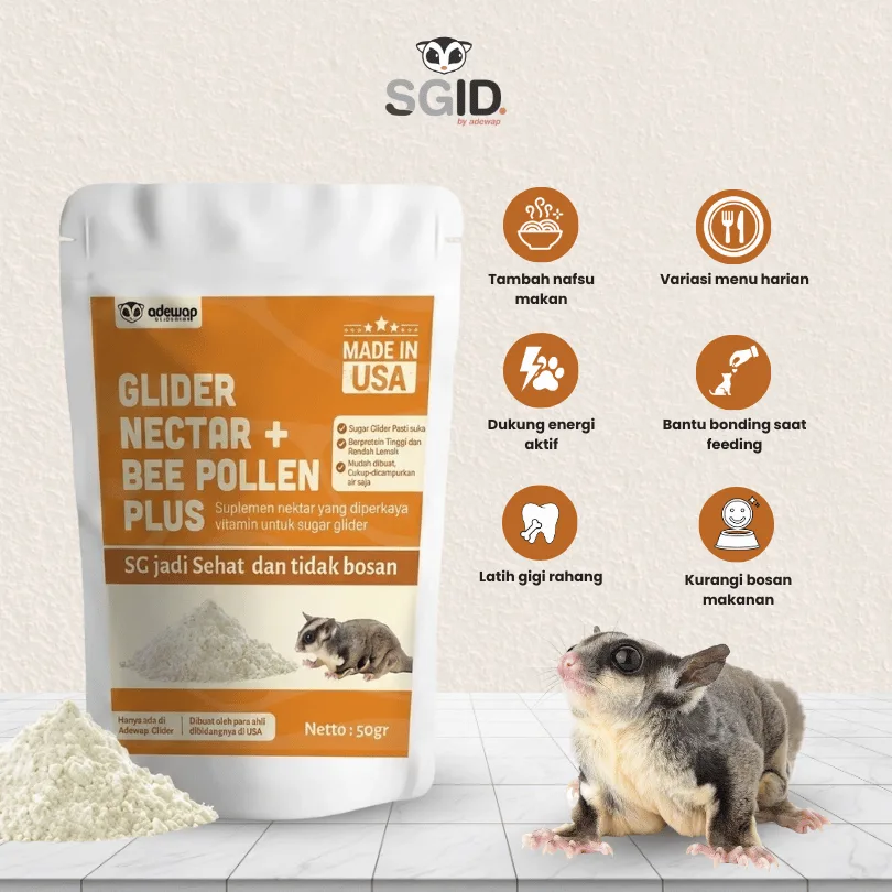 ADEWAP GLIDER Nectar Bee Pollen Plus Vitamin Sugar Glider