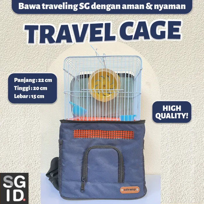 ADEWAP GLIDER Mini Hamster Cage - Kandang Sugar Glider Hamster Ukuran Kecil