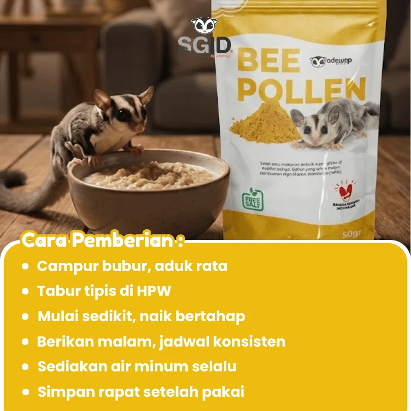 ADEWAP GLIDER Premium Bee Pollen Sugar Glider