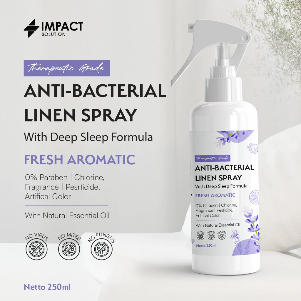 IMPACT Parfum Kasur dan Bantal Pengharum Kasur Linen Spray Aromatherapy Tidur Nyenyak Deep Sleep