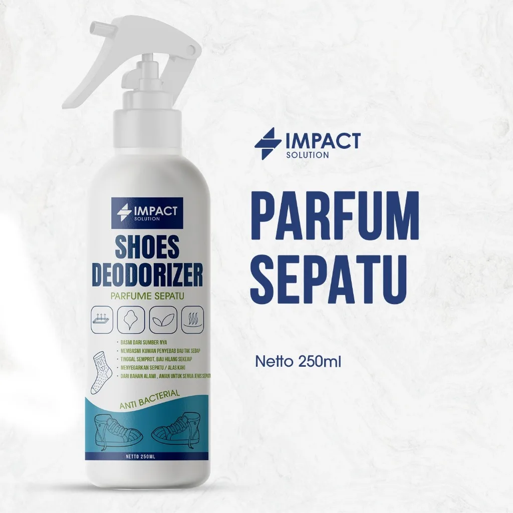 IMPACT Shoes Deodorizer Bubble Gum Penghilang Bau Sepatu Wangi Manis Anti Bakteri 250ml