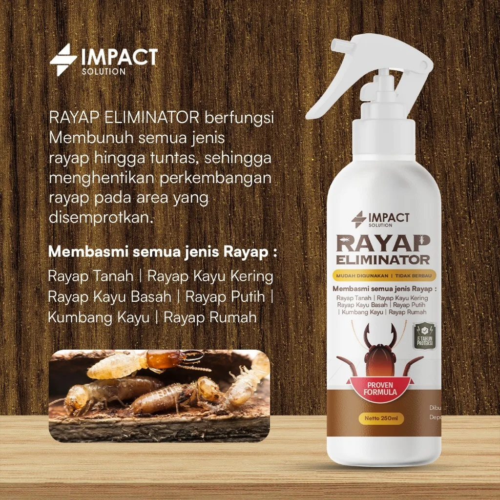 IMPACT Obat Rayap Kayu dan Tembok 250ml
