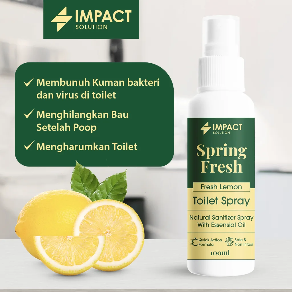 IMPACT Toilet Sanitizer Pengharum Kamar Mandi  100ml