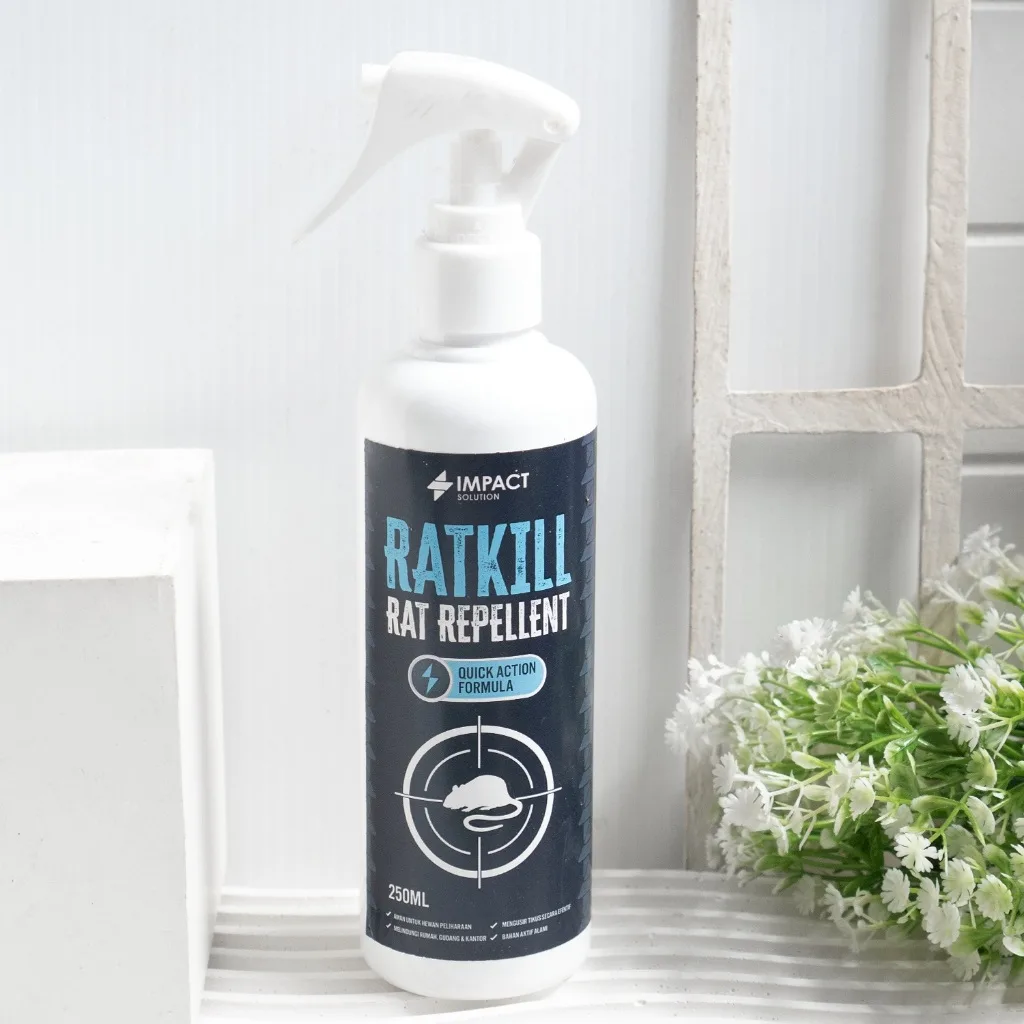 IMPACT Pengusir Tikus 250ml | Rat Repellent Semprotan Anti Tikus Ampuh Penghalau Tikus Rumah