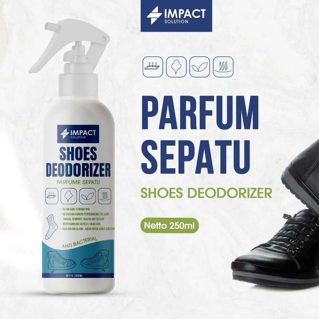 IMPACT Shoes Deodorizer Bubble Gum Penghilang Bau Sepatu Wangi Manis Anti Bakteri 250ml