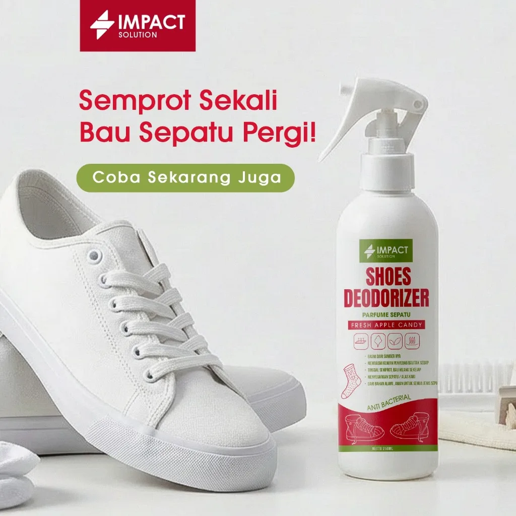IMPACT Shoes Deodorizer Apple Candy Pewangi Sepatu Manis Segar Anti Bau Tak Sedap 250ml