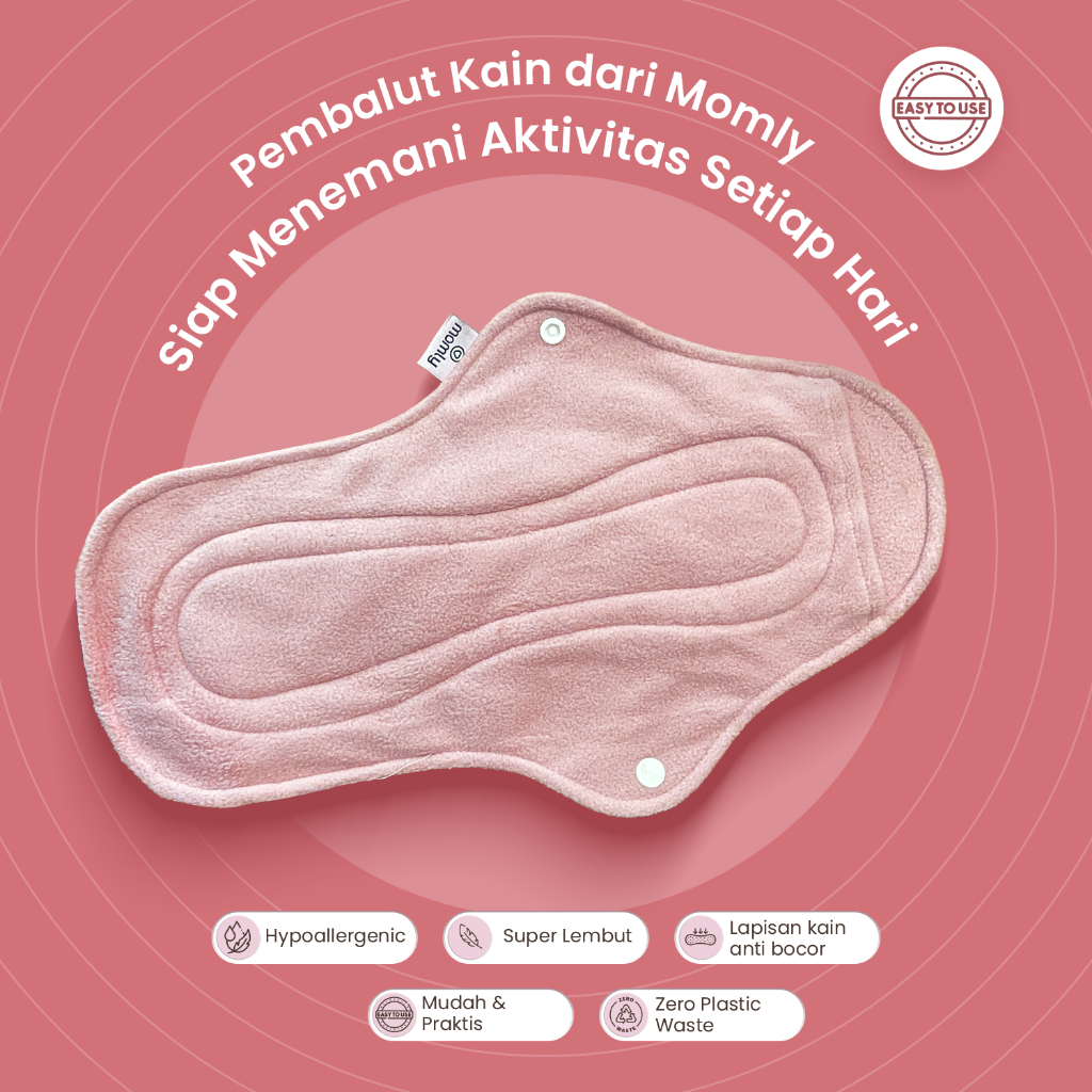 Momly Pembalut Kain Cuci Ulang Washable Menstrual Pad - Night