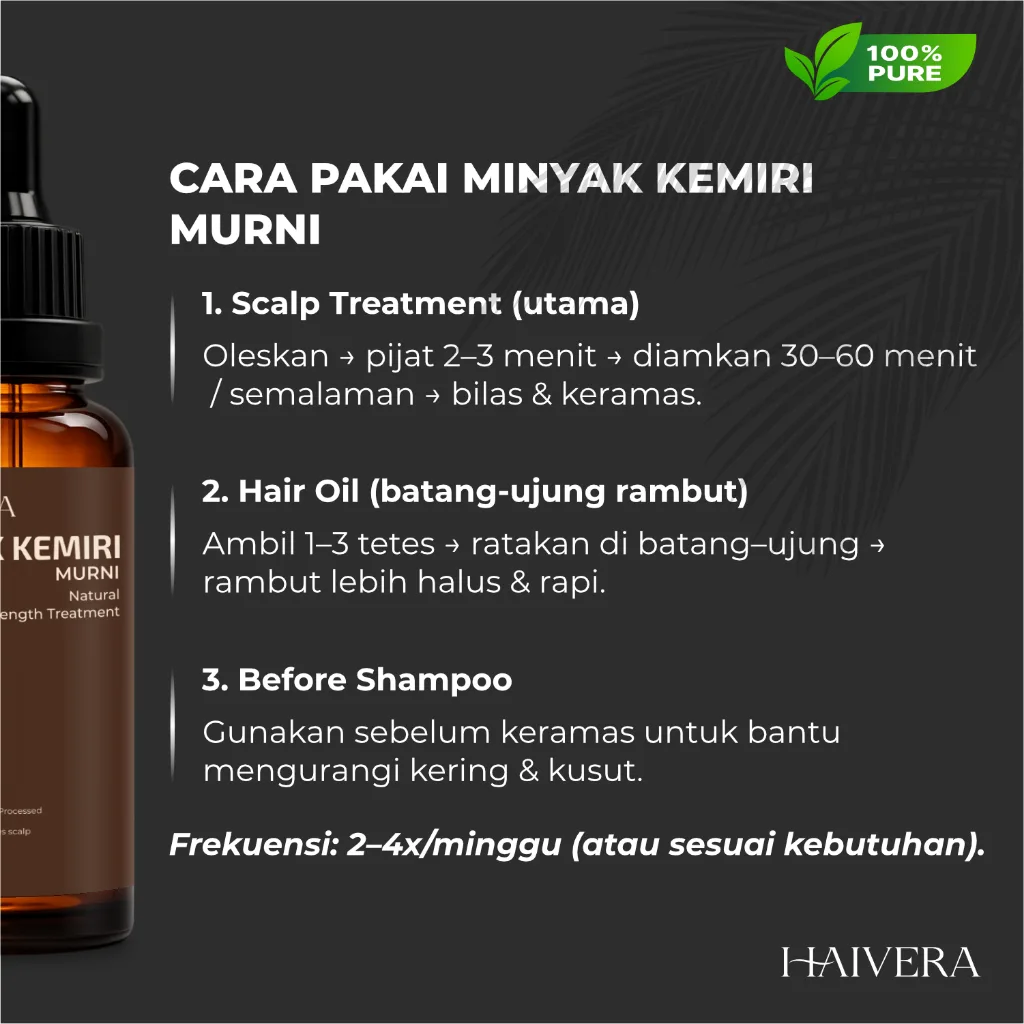 MINYAK KEMIRI MURNI 30ML