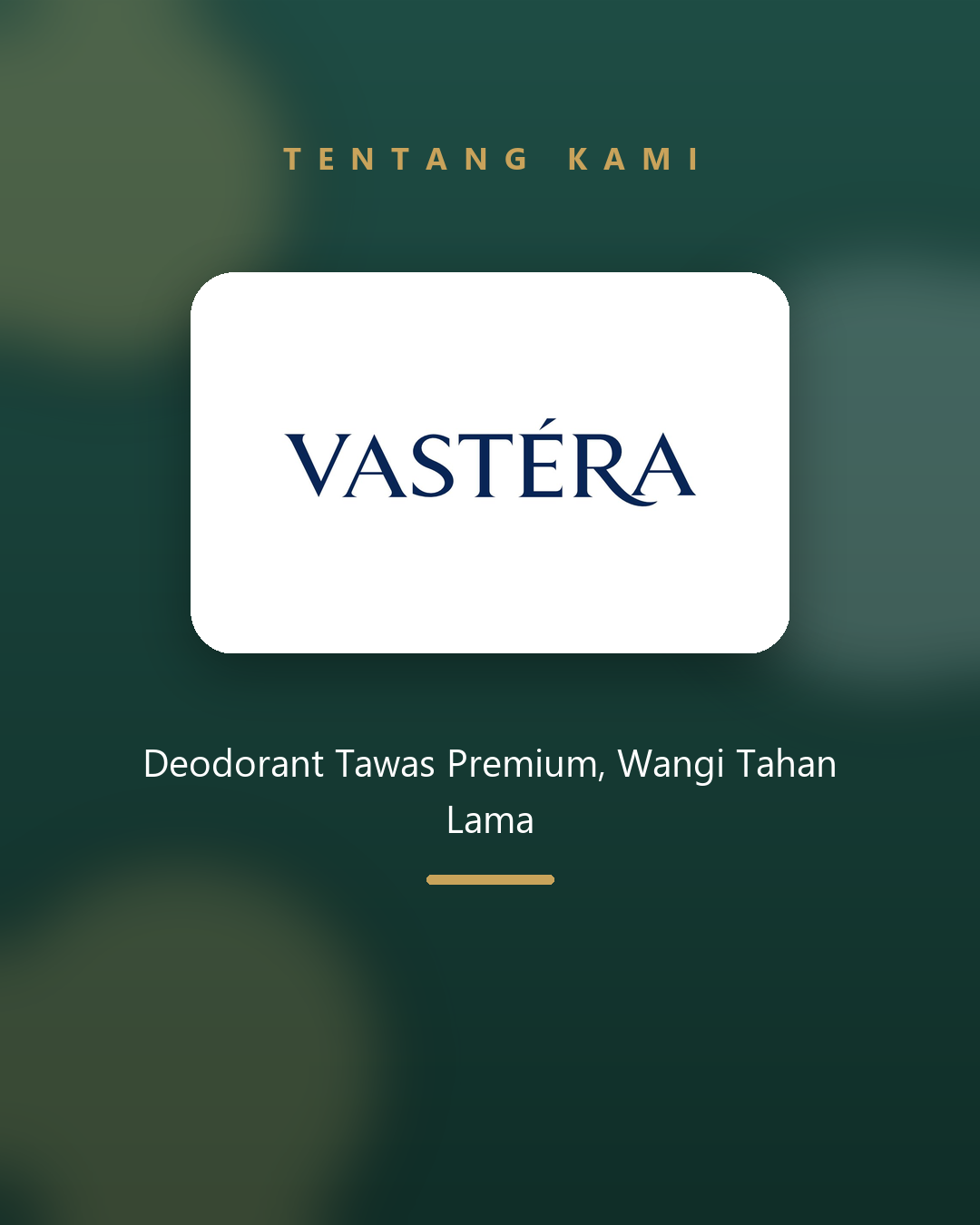Vastera — deodorant tawas premium