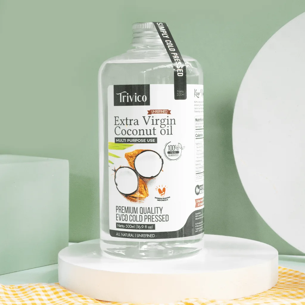 Trivico VCO Virgin Coconut OIL 500ML Minyak Kelapa Murni Cococnut Oil